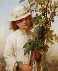 Karl Wilhelm Friedrich Bauerle Canvas Paintings - Trophies Of The Garden